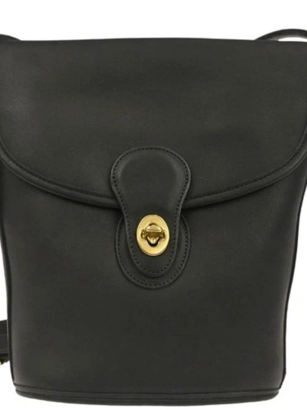Coach Black Leather Shoulder Bag F4C-9936 145746
